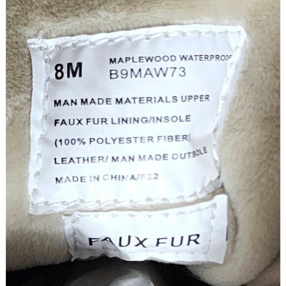 JBU By Jambu Maplewood Waterproof Navy/Tan Women’s Boots 8M Fall 2022 – Faux Fur - Picture 11 of 11